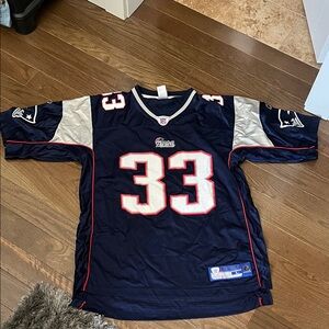 Patriots Navy Blue Jersey sz largel